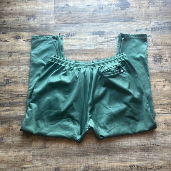 Adidas Men's Game and Go Fleece Tapered Track Pants AEROREADY Green Oxide Sz XL - Picture 7 of 8
